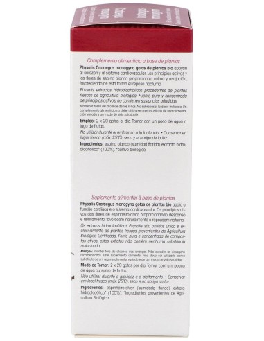 Tintura Crataegus Monogyna (Espino Blanco) de Physalis