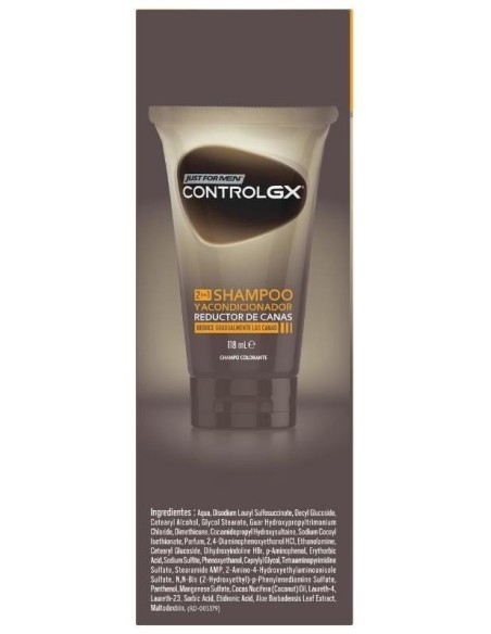Just For Men Control Gx Redu Canas Champ-Aco 147Ml de Just For Men