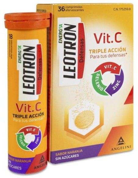 Leotron Vitamina C 36Comp Eferv de Leotron