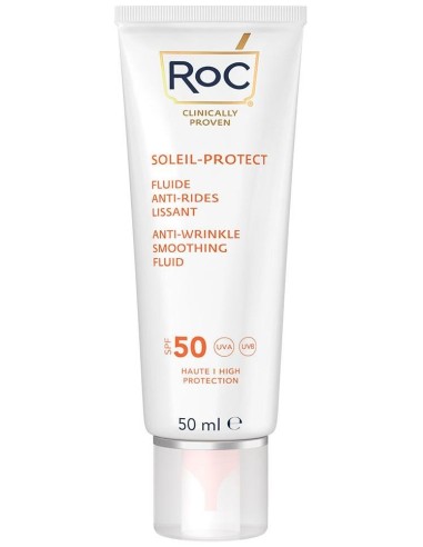 Roc Sol Fluido Antiarrugas Spf 50+ 50 Mililitros Roc