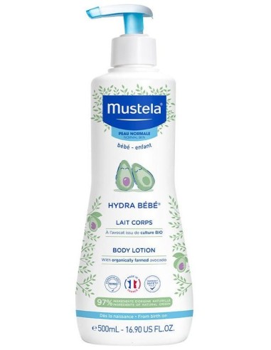Hydra Leche Corporal Bebe-Niño 500Ml. de Mustela