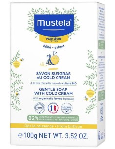 Jabon Supergraso Al Cold Cream Bebe-Niño 100Gr. de Mustela 2