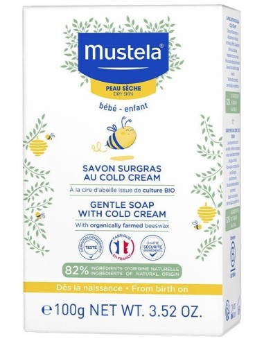 Jabon Supergraso Al Cold Cream Bebe-Niño 100Gr. de Mustela