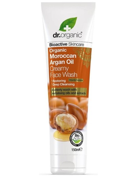 Limpiador Facial Piel Normal-Seca Argan 150Ml de Dr. Organic