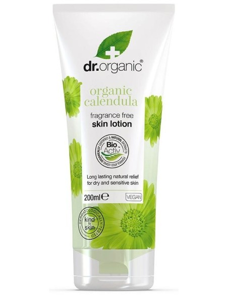 Locion Corporal Piel Sensible Calendula 200Ml de Dr. Organic