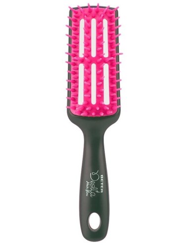 Beter Deslia Hair Flow Cepillo Detangling Esqueleto Fucsia de Beter
