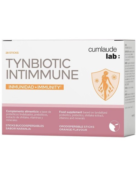 Cumlaude Tynbiotic Intimmune 28 Sticks Buco  Naranja de Cumlaude