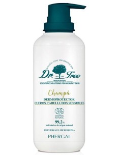 Champu Dermoprotector Cuero Cabell Sensible 400Ml de Dr. Tree 2