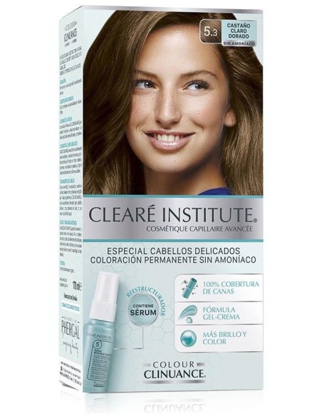 Colour Clinuance 5.3 Castaño Claro Dorado Delicado de Cleare Institute