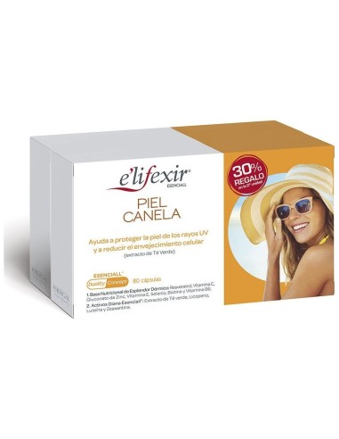 Elifexir Esenciall Piel Canela 80Cap. de Elifexir