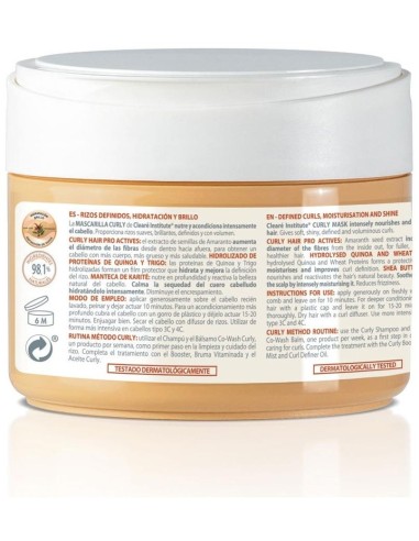 Cleare Curly Mascarilla 300Ml. de Cleare Institute