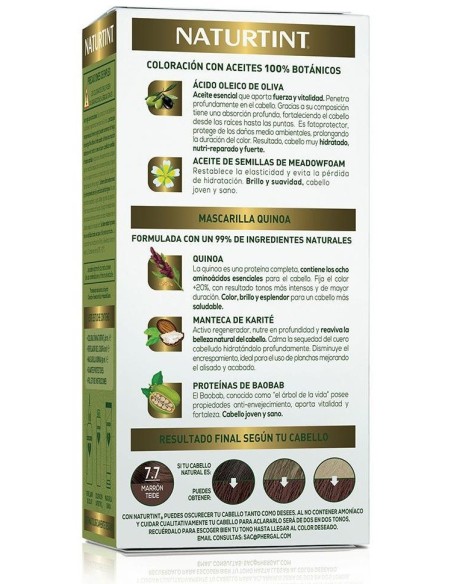 Naturtint Biobased 7.7 Marron Teide Naturtint