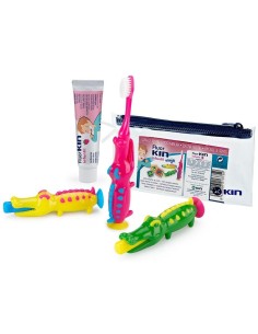 Cepillo Dental Kin Infan Cocodrilo Viaje Pasta 25G de Kin 2