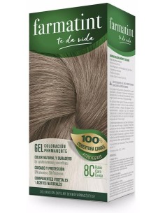 Farmatint Gel 8C Rubio Claro Ceniza 135 Mililitros Farmatint 2