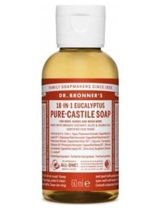 Jabón Líquido Eucalipto Dr. Bronner´s, 60 ml. 2
