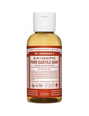 Jabon Liquido Eucalipto 60Ml. de Dr. Bronner´S