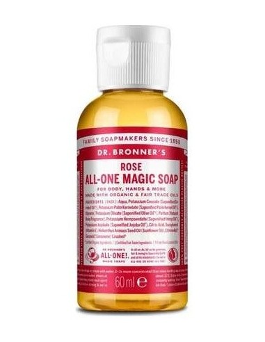 Jabon Liquido Rosas 60Ml. de Dr. Bronner´S