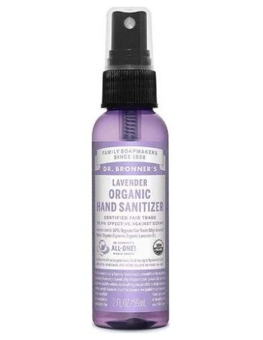 Higienizante De Manos Lavanda Spray 60Ml. de Dr. Bronner´S