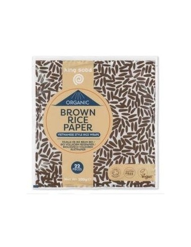Papel De Arroz Integral 200Gr. Bio de King Soba