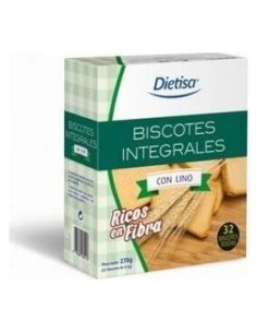 Biscotes Con Lino Integrales 270Gr. de Dietisa (Dielisa) 2