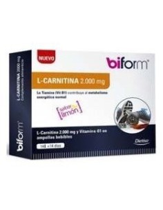 L- Carnitina 2000 Mg  Envase 14 Viales(0) de Biform® 2