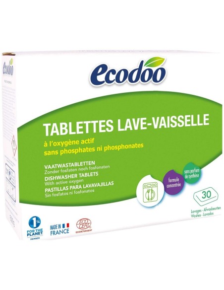Lavavajillas Tabletas Para Maquina 30Ud. de Ecodoo