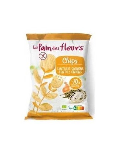 Chips De Lentejas Con Cebolla 50Gr. Bio Sg Vegan de Le Pain Des Fleurs