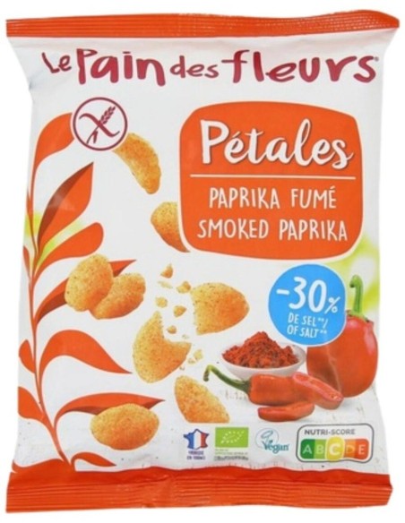 Chips Petalos Paprika 75Gr. Bio Sg Vegan de Le Pain Des Fleurs