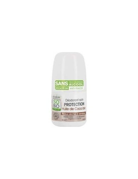 Desodorante Protector 24H Coco Roll-On 50Ml. de So´Bio Etic