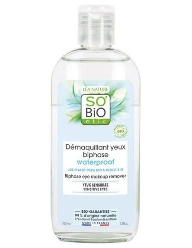 Desmaquillador Ojos Bifasico 100Ml. de So´Bio Etic