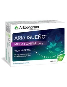 Arkosueño Melatonina 100% Vegetal 15 Caps de Arkopharma 2