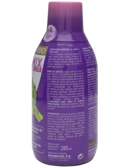 Arkofluido Alcachofa Mix Detox 280Ml. Bio de Arkopharma