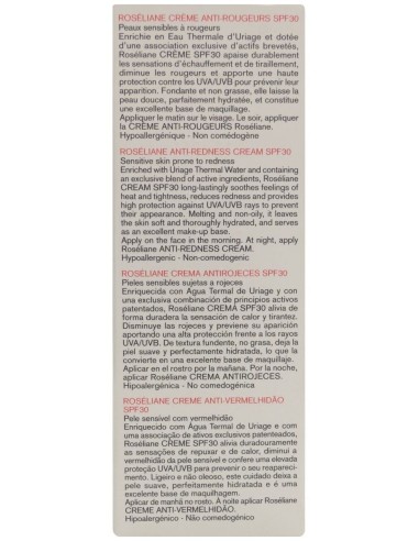 Roseliane Crema Antirojeces Spf30+ 40 Mililitros Uriage