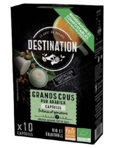 Cafe Pur Arabica Grands Crus 10Capsulas Cafe Bio de Destination 2