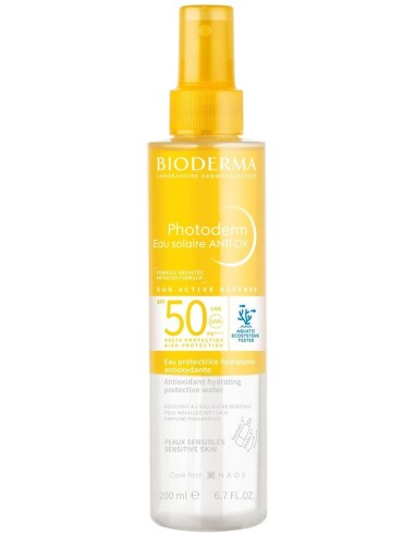 Photoderm Antiox Spf 50 Eau Solaire Spray 200 Ml de Bioderma