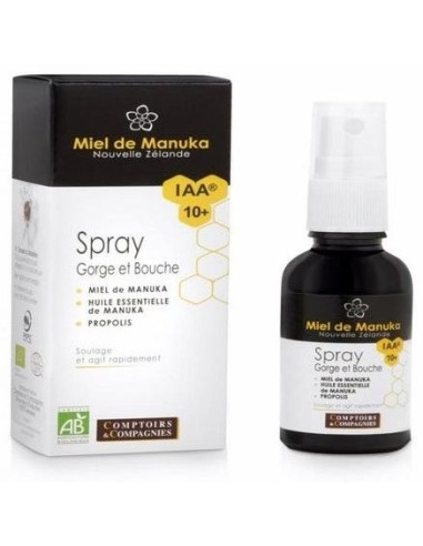 Spray Garganta Miel De Manuka Iaa15+ 25Ml. de Comptoirs & Compagnies