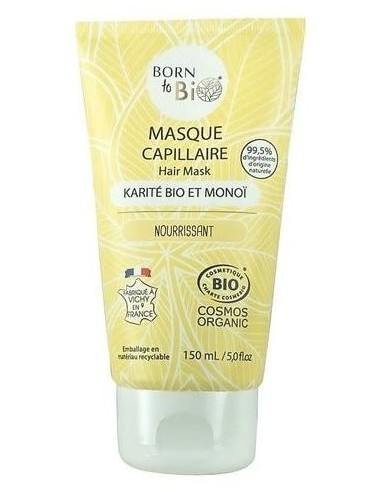 Mascarilla Capilar Karite Y Monoi 150Ml. Bio de Born To Bio