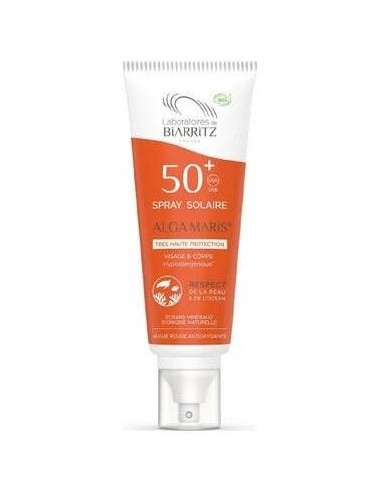 Spray Solar Cara & Cuerpo 150 Spf 50+ Biarritz 150 Ml de Alga Maris - Lab. Biarritz