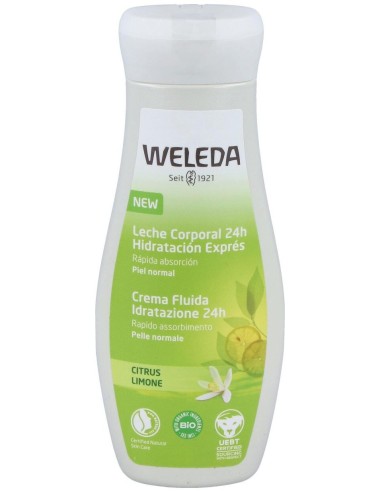 Leche Corporal Citrus 24H Hidratación Exprés 200ml  de Weleda