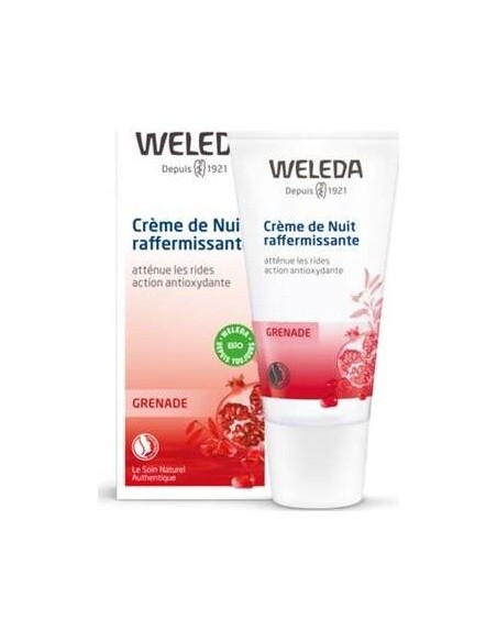 Crema de Noche Reafirmante de Granada y Péptidos de Maca 40ml  de Weleda