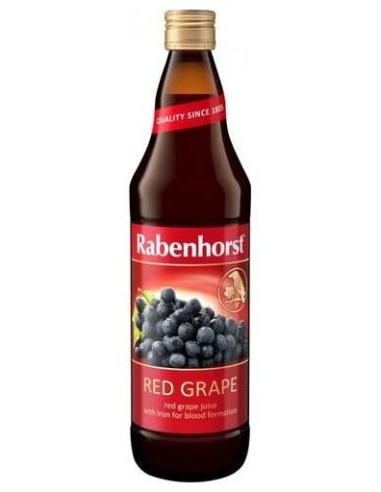 Zumo Uva Roja Con Hierro 750Ml de Rabenhorst
