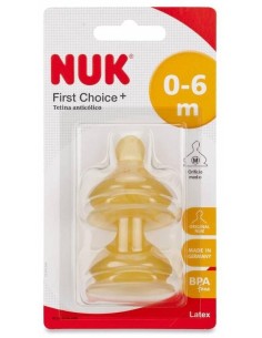 Tetina Fc+ 0-6 M Latex 2Ud. de Nuk 2