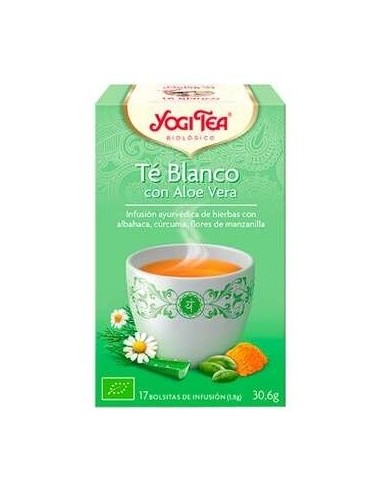 Yogi Tea Té Blanco Con Aloe Vera 17 X 1,8 G de Yogi Tea