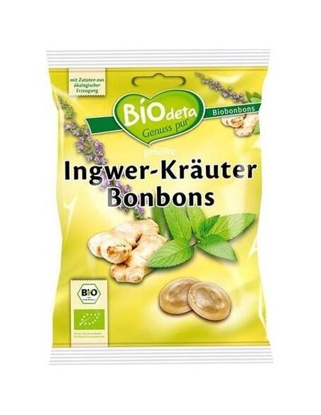 Caramelos  De Jengibre Y Hierbas 75Gr. Bio de Biodeta