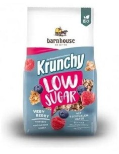Muesli Krunchy Low Sugar Frutos Rojos 375 Gr Bio de Barnhouse 2