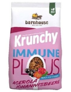Muesli Krunchy Immune Plus Grosella  325 Gr Bio de Barnhouse 2
