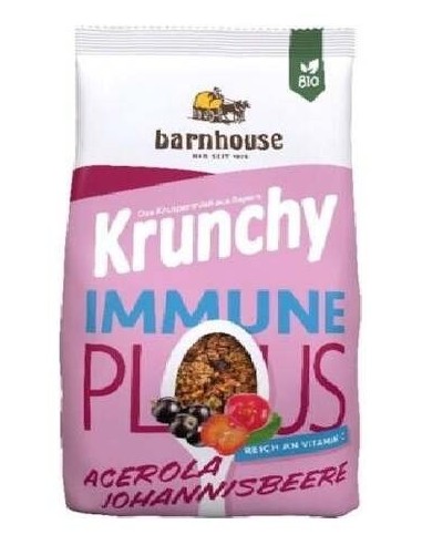 Muesli Krunchy Immune Plus Grosella  325 Gr Bio de Barnhouse