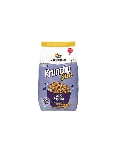 Muesli Krunchy Sun Trigo Espelta 375 Gr Bio de Barnhouse
