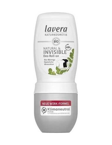 Desodorante Roll-On 48H Invisible & Natural 50Ml. de Lavera