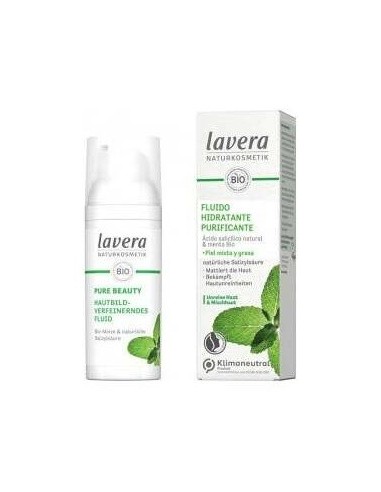 Fluido Hidratante Purificante Menta 50Ml. de Lavera